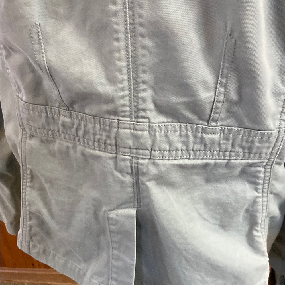 Eddie Bauer Blue Blazer Jacket Structured Notched Lapel Size 12 - Picture 9 of 10